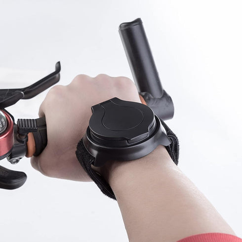 Handlebar Bike Mirror,Bike Accessories, 360 Degree Adjustable Rearview Wristband Rear View Arm Wear Handlebar Safety...