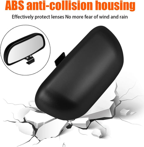 Blind Spot Mirror for Car, HD Glass Adjustable Convex Rear View Mirror, Auto Exterior Accessories Auxiliary, Universal Rectangle Wide Angle Blind ...