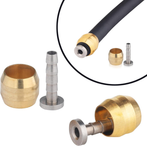 Bike Disc Brake Olive and Connecting Insert Kit for Shimano BH90 Hydraulic Disc Brake Hose...