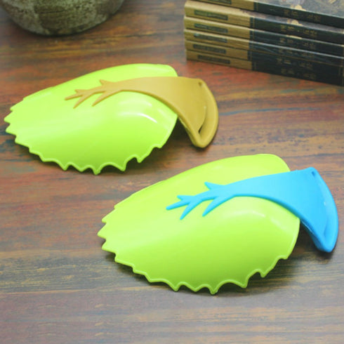 AKOAK 2 Pcs/Pack Safe Baby Faucet Extenders Natural Leaves Design Faucet Handle Extensions Sink Handle Extenders for Babies,Toddlers,Kids and Chil...