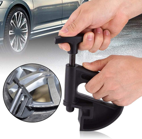Tire Changer, 1pcs Tire Bead Clamp Drop Center Tool, Auto Manual Tire Bead Breaker Changer Universal Rim Pry Wheel Changing Helper...
