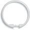 Kenney KN61217 Rust-Proof Smooth Plastic Shower Curtain Rings for Shower Curtain and Standard Shower Curtain Rod, Bathroom Use, Easy to Snap Closu...