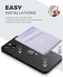 VULKIT Phone Card Holder Slim Elastic Adhesive Phone Wallet Credit Card Sleeves Sticker for Back of Smartphone(Lilac)...