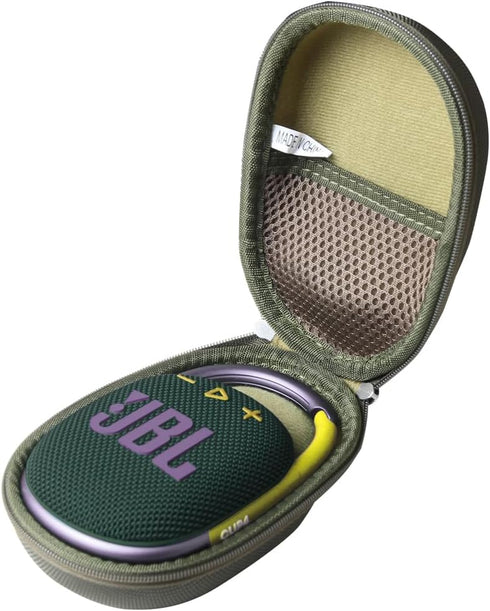 Hard Travel Case for JBL Clip 4 - Portable Mini Bluetooth Speaker (Army Green)...