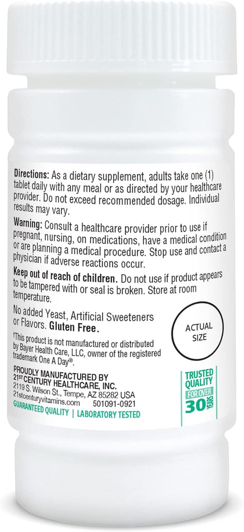 21st Century One Daily Essential Tablets, 100 Count...