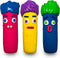 Squeaky Dog Toys for Small Dogs, Soft Small Dog Toys Squeaky, Smile Face Latex Dog Squeaky Toys for Small, Medium Breeds...