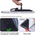 Ring Stand Stick on Wallet Cell Phone Slim Leather Wallet Stick on Wallet Credit Card RFID Blocking Sleeve Black...