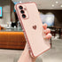 for Samsung Galaxy A15 5G Case for Women Girls, Cute Love Heart Luxury Plating Bumper Full Camera Protection Soft TPU Silicone Shockproof Slim Pro...