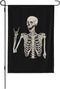 Skeleton Skull Boho Hippie Garden Flags Double Sided, Welcome Summer House Flag Banners for Christmas Decorations 12.5"x18"...