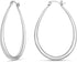 MILLA Oval Hoop Earrings - 14K Gold Plated, Rose Gold Plated and Sterling Silver Plated Hoop Earrings for Women - Hypoallergenic & Lightweight...