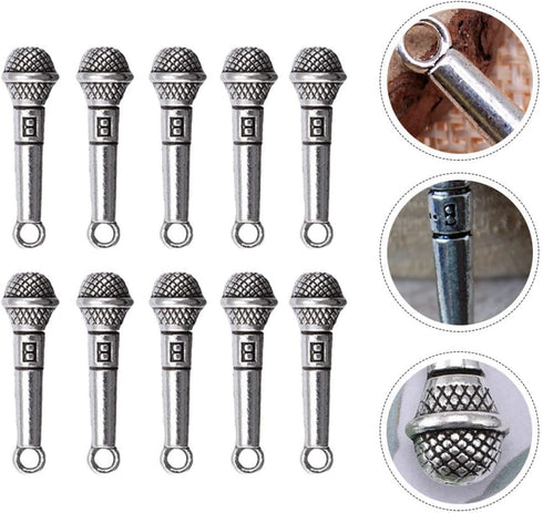 Toyvian Dollhouse Decor Musical Doll 1 12 Scale miniature microphone mini musical instruments miniature musical instruments Dollhouse Accessories,...