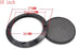 10" Universal Speaker Grille Mesh Cover, Round Decorative Ring Woofer Protection Grille Protective Cover for Cars Home Stereo DIY Accessories Blac...