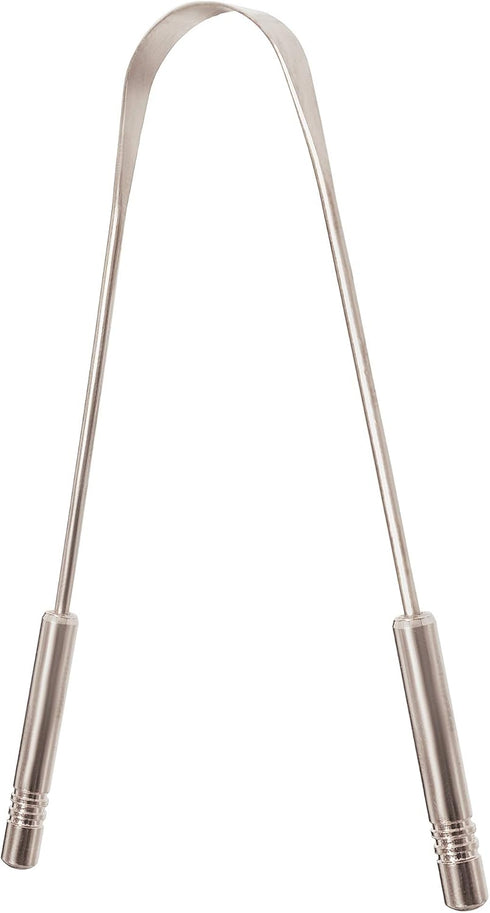Tounge Scraper Cleaner, 100% Useful Professional Stainless Steel Tongue Cleaner, Tongue Cleaner for adults, Surgical Grade Steel, Non-synthetic Gr...