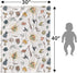 Harry Potter Lightweight Baby Blanket, 30"X40", Whimsical Icons Unisex for Infants Girls & Boys...