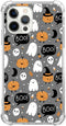 Cute Halloween Ghost Case Compatible with iPhone 14 Pro, Witchy Pumpkin Halloween Boo Case for iPhone 14 Pro for Teens Men and Women, Trendy Cool ...