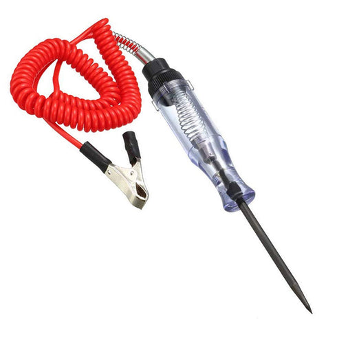 6V-12V-24V DC Car Circuit Tester Light, Professional Auto Voltage Continuity Test, Automotive Electrical Volt Test Light/Long Probe for Wire/Fuse/...