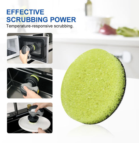 LANMU 8 Pack Replacement Pads for Dremel Versa PC10, Horsepower Power Scrubber, Scratch Free Cleaning Sponge Pads Attachments...