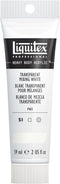 Liquitex Professional Heavy Body Acrylic Paint, 2-oz (59ml) Tube, Transparent Mixing White...