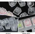 20 pcs Keycaps Replacement DIY Crystal Not Transparent Profile Blank Backlit Accessory Mechanical Professional Printed Cover Gaming Translucent No...