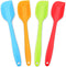 Silicone Spatula 4-piece Set, Heat-Resistant Spatulas, Non-stick Rubber Spatulas with Stainless Steel Core...