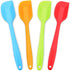 Silicone Spatula 4-piece Set, Heat-Resistant Spatulas, Non-stick Rubber Spatulas with Stainless Steel Core...