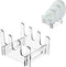 Acrylic Plate Display Stand,Clear Dish Display Easel, Clear Acrylic Display Easel, Clear Tablet Holder for Displaying (2PC, 3 Layer)...