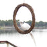 12" Natural Grapevine Wreath DIY Crafts Rattan Wreaths for Christmas Door Hanging Wall Window Holiday Festival Wedding Decoration (1PCS 30cm/11.8i...