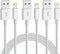 3-Pack 6ft Lightning Cable for iPhone, Fast Charging USB A to Lightning Cable, Compatible with iPhone 14 Pro Max/14 Pro/13/12, iPad, AirPods, MFi ...