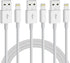 3-Pack 6ft Lightning Cable for iPhone, Fast Charging USB A to Lightning Cable, Compatible with iPhone 14 Pro Max/14 Pro/13/12, iPad, AirPods, MFi ...