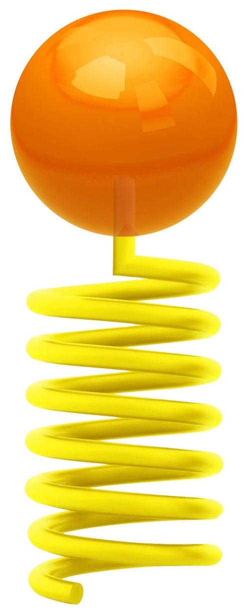 Spring Pop Finger Sucker Kids Candy on a Spring - Assorted Fun Flavors 24 Count (12 Individually Wrapped Pack of 2) Kosher Fun Lollipops Suckers...