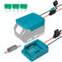 Power Wheel Adapter for Makita 18V Battery with Fuse & Switch & Wire terminals?Power Connector for Rc Car, Robotics, Rc Truck,DIY use, Work with f...