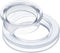 Umbrella Hole Ring and Cap Set,2PCS Patio Garden Deck Table Hole Protection Ring,Patio Lounge Table Universal Umbrella Hole Silicone Buckle Replac...