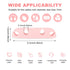 3PCS Cable Clips Cord Wire Organizer Electrical Cable Management Holders 4 Hole Silicone Cable Harness USB Charging Accessory Cute Cable Holder fo...