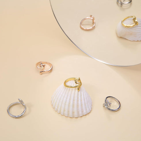 6 Pcs Crochet Rings for Finger Adjustable Crochet Knitting Loop Accessories Metal Yarn Guide Finger Holder Rings, Knitting & Crochet Supplies for ...