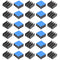 30pcs Aluminum Heatsink 11x11x5mm / 0.43x0.43x0.2 inches with Thermal Conductive Adhesive Tape for Raspberry pi Electronic Chip MOS IC Diode Triod...