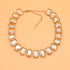 Crystal Rhinestone Gemstone Choker Collar Necklace for Women Sparkly Colorful Emerald Neck Chain Statement Necklace...
