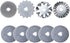 AUTOTOOLHOME 45mm Rotary Cutter Set with 9 Pack Replacement Rotary Blades Skip Rotary Blades Pinking Rotary Blades for Sewing Fabric Leather Quilt...