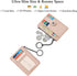 Small Wallet for Women Slim RFID Blocking Credit Card Holder Minimalist Keychain Wallet with Zipper Pocket...