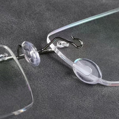 5 Pairs Glasses Nose Pads,BEHLINE Eyeglass Nosepads for Rimless/Frameless Glasses Eyeglasses Frames,Replacement for Eyeglasses Rimless Eyewear Nos...
