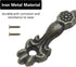 24 Pcs 1.68 inch Drawer Pulls, Antique Cabinet Handles, Decorative Handles for Dresser Drawer Jewelry Box, Bronze...