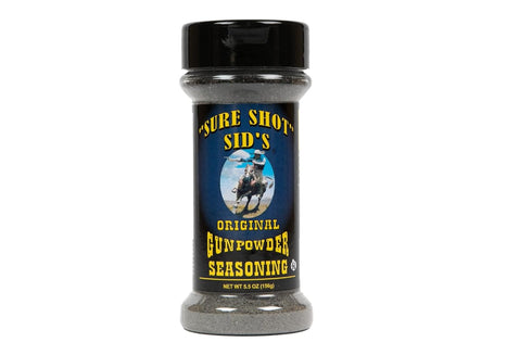 Sure Shot Sid’s Gunpowder Seasoning - Famous Bbq Rub Powder Grill Seasoning for Beef, Steak Meat, All-Purpose Seasoning Blend Dry Rub for Grilling...