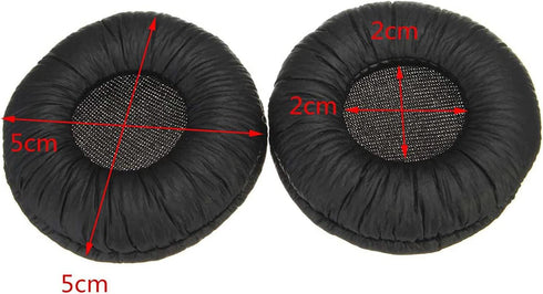 PX100 Earpads Replacement Protein Wrinkle PU Ear Pads Cushions Cover Repair Parts Compatible with Sennheiser PX200 PX100 PX200-II PX100-II PXC300 ...
