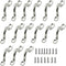 M3 316 Stainless Steel Bimini Boat Top PAD Eye, Eye Strap, Tie Down, Kayak Deck Loop, Suitable for Kayak Canoe Rigging, Marine Boat Hardware (Pack...