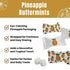 Pineapple Wrapped Buttermints - 108 Individually Wrapped Candies...