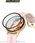 2 Pack Silk Print Screen Protector,Anti-Scratch 9H Hardness Full Coverage Tempered glass Protector Film for AGP-TEK LW11 Smartwatch...