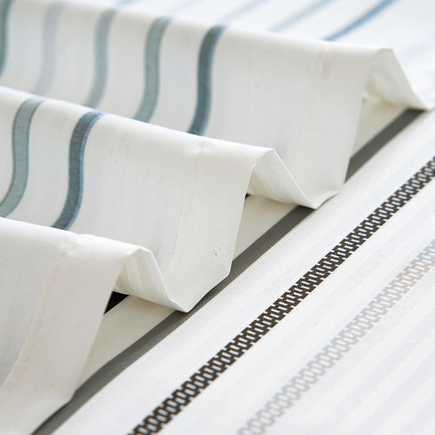 jinchan Multi Grey and White Shower Curtain Ombre Fabric Shower Curtains for Bathroom Modern Striped Shower Curtain Waterproof in Bath 70x72 inche...