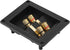 Speaker Terminal Connector, 4 Pure Copper Plated Wiring Terminal Speaker Terminal Box with 4 Mounting Holes...