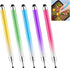 Universal 2 in 1 Stylus Pens for Touch Screens - Compatible with iPad, iPhone, Android, Microsoft Tablets, Phones, Surface - Pack of 5 in Blue, Gr...