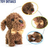 WEofferwhatYOUwant Plush Electronic Labradoodle Dog - Adorable Goldendoodle Teddy Bear Puppy- Walks, Barks, and Cuddles. Ages 18+ months...