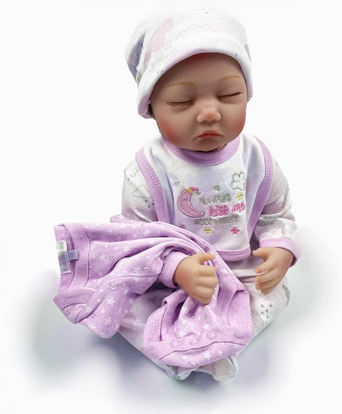 Reborn Baby Dolls Clothes Outfits 22 Inch Girl Clothing Accessories 5 Pcs Set for 20-23 Inch Newborn Reborn Dolls...